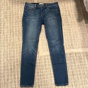 Abercrombie & Fitch Blue Skinny Jeans with Natural Fading
